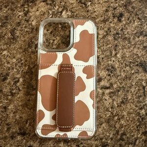 Cow Print Phone Case with Stand